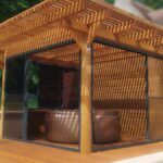 terrasse en bois dans l'Essonne