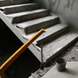 construction d'un escalier aux normes