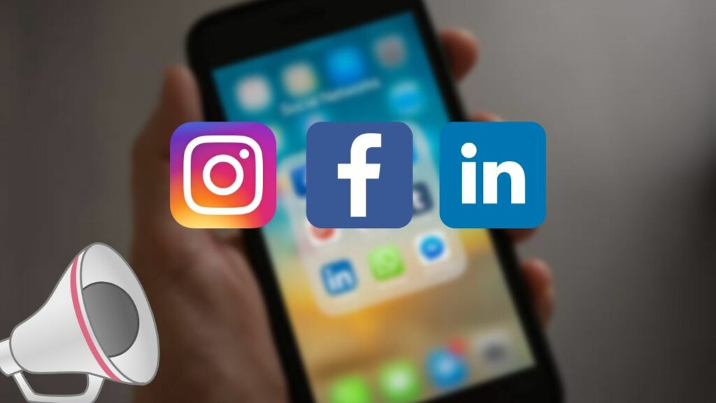 Facebook Linkedin et Instagram