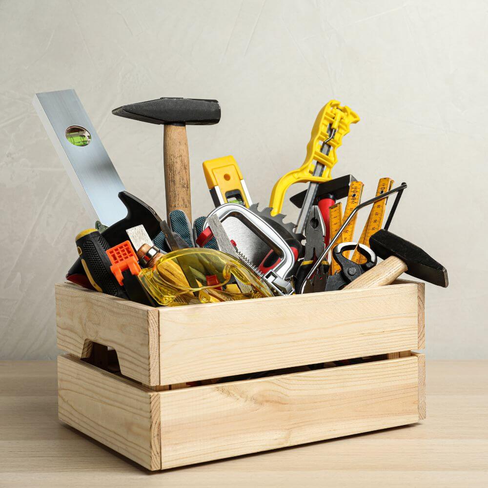 Outils des charpentiers