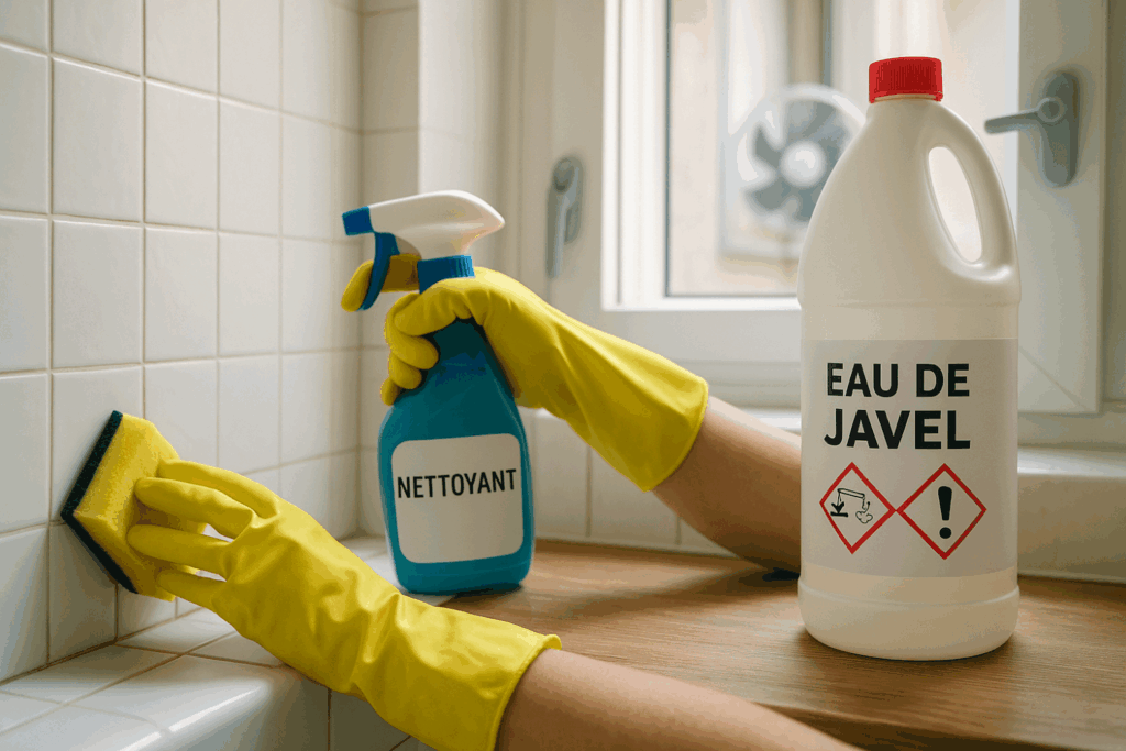 l'eau de javel est-elle dangereuse